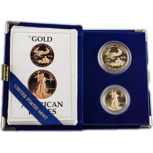 American Gold Eagle Proof 2-Coin Set | Birch Gold Group